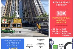 Rent Retail/Office Pinklao 600 M from MRT