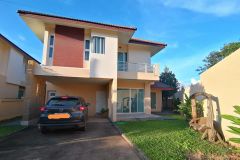 Two storey House for rent with 4 bedrooms, 3 bathrooms and 1 kitchen.