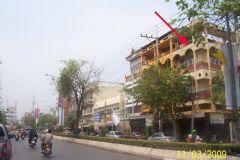 ให้เช่าอาคารพาณิชย์(ห้องหัวมุม) ใจกลางเมืองกาญจนบุรี ติดถนนทางหลวง&ตลาดโต้รุ่ง รร. ธนาคาร