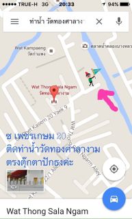 Home for rent 34 square meters near Wat thongsalangam pier less than 1 min,