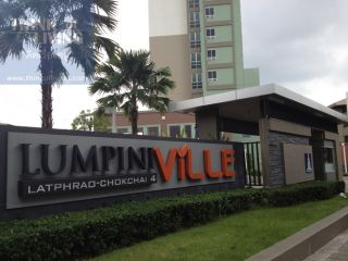 FOR RENT LUMPINI VILLE LATPHRAO - CHOKCHAI 4 Renting furniture and electrical appliances.